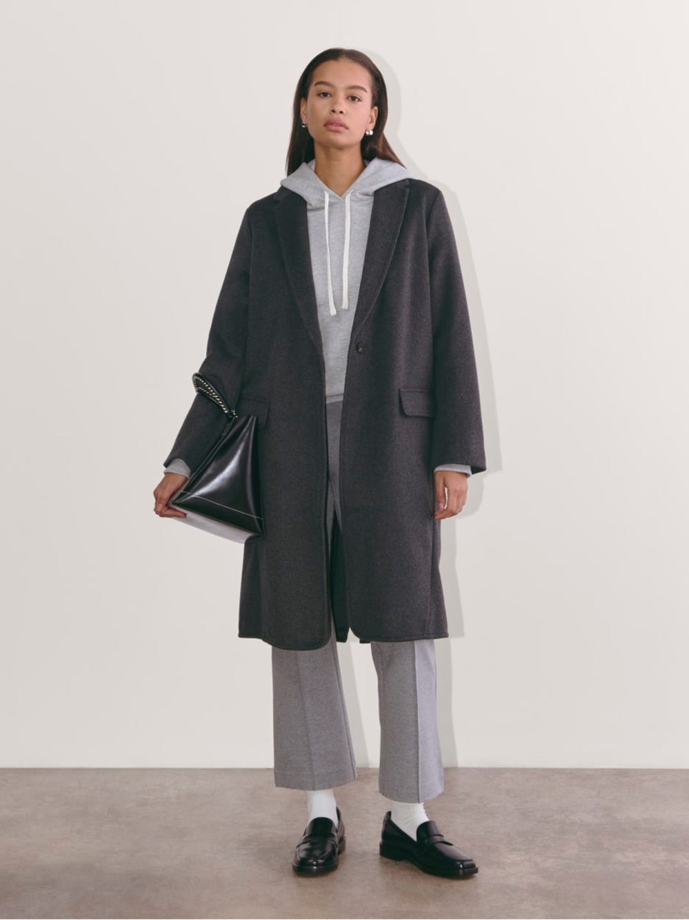 NWT Everlane The Top Coat in Wool